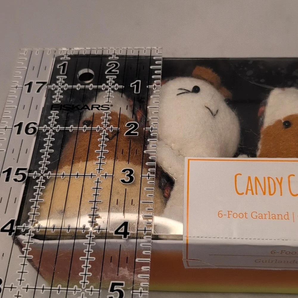 Candy Corn Lane 6 Foot Halloween Felt Garland